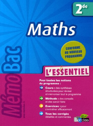 Maths 2de Michel Szwarcbaum Bordas