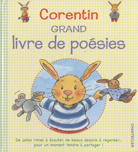 Corentin, grand livre de poésies dulon, isabelle Chantecler