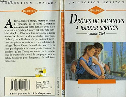 droles de vacances a barker springs -a neighborly affair clark amanda collection harlequin collection horizon n° 1167