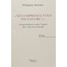 « Ne comprenez-vous pas encore ? »  philippe monier Baudelaire