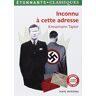 Inconnu à cette adresse Kathrine Kressmann Taylor Flammarion