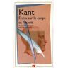 Ecrits sur le corps et l'esprit Emmanuel Kant Flammarion