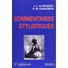 Commentaires stylistiques Jean-Louis de Boissieu, Anne-Marie Garagnon Sedes