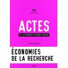 Actes de la recherche en sciences sociales, n° 164. Economies de la recherche  collectif Seuil