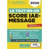 Score IAE-Message : le tout-en-un : 2020  julie camoin, dominique dumas, mandi gueguen, rÉmi pÉrÈs, benoît thierry Vuibert