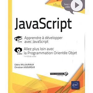 JavaScript : livre : apprendre à développer avec JavaScript, vidéo