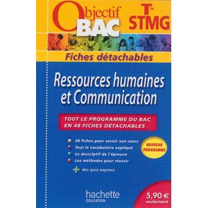 Ressources humaines et communication terminale STMG : tout le programme