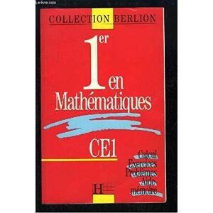 1er en mathématiques CE1 Monique Verchère Hachette Education