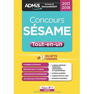 Concours Sésame, tout-en-un : 2017-2018  jean-dominique picchiottino Vuibert