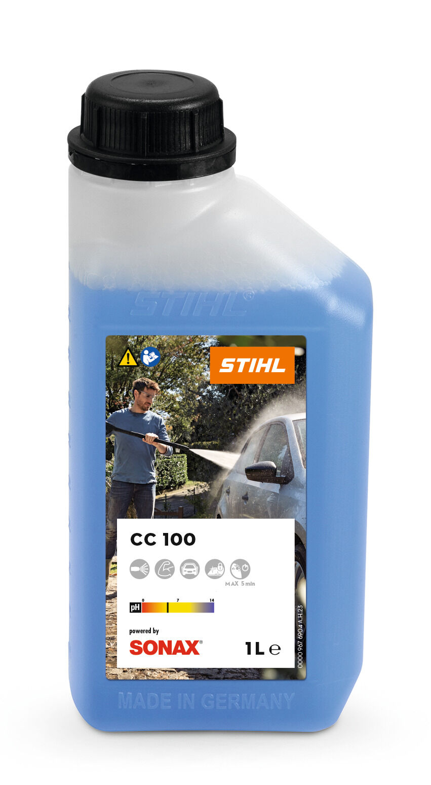 STIHL Shampoing-cire pour véhicules CC 100, 1 l