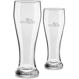 STIHL Ensemble de 2 verres à bière blanche