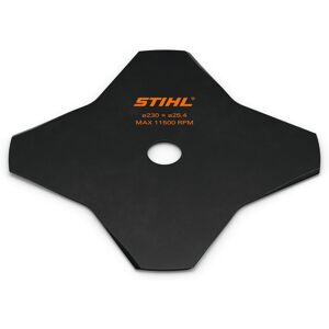 STIHL Couteau à herbe, 4 dents Ø 230 mm / Alésage 25,4 mm