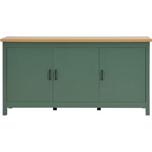 Buffet 3 portes vert 160 cm - Sana - Publicité Buffet 3 portes vert 160 cm - Sana - Publicité