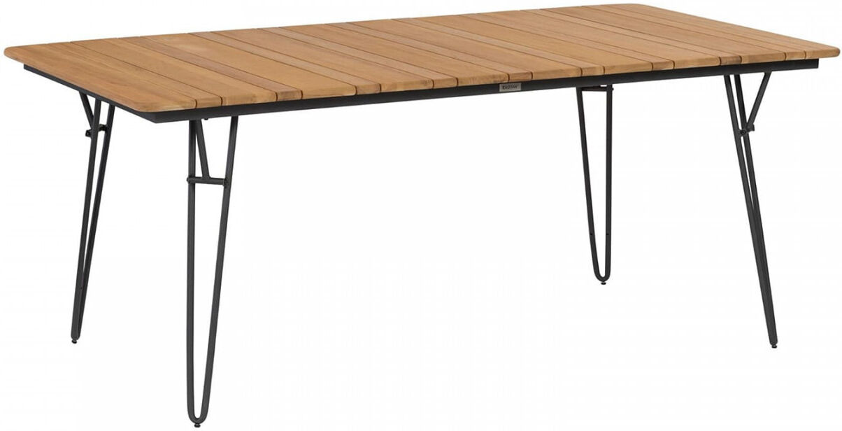 EXOTAN Table de jardin 180cm en teck - Slimm