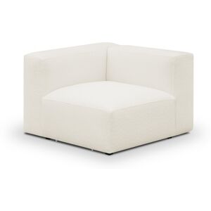 Module d'angle réversible en tissu bouclette beige - Modulo - Publicité Module d'angle réversible en tissu bouclette beige - Modulo - Publicité