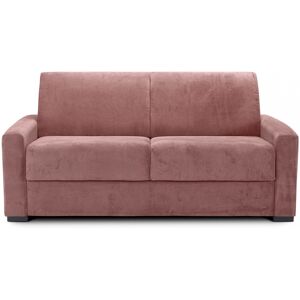 Canapé convertible 3 places en velours côtelé vieux rose - Ouverture express - Couchage quotidien - Matelas HD 140 x 190 - Publicité Canapé convertible 3 places en velours côtelé vieux rose - Ouverture express - Couchage quotidien - Matelas HD 140 x 190 - Publicité
