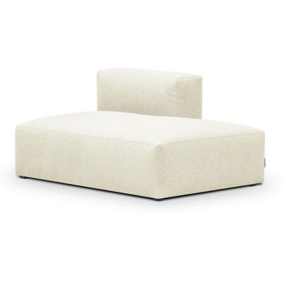 Module d'angle ouvert à droite 2 places en tissu beige - Modulo - Publicité Module d'angle ouvert à droite 2 places en tissu beige - Modulo - Publicité
