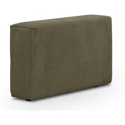 Accoudoir droit pour canapé modulable en velours côtelé vert kaki - Harper Mod - Publicité Accoudoir droit pour canapé modulable en velours côtelé vert kaki - Harper Mod - Publicité