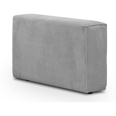 Accoudoir gauche pour canapé modulable en velours côtelé gris clair - Harper Mod - Publicité Accoudoir gauche pour canapé modulable en velours côtelé gris clair - Harper Mod - Publicité