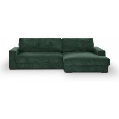 Homifab - Canapé d'angle Arty 3 places - Vert foncé - Sofa - Publicité Homifab - Canapé d'angle Arty 3 places - Vert foncé - Sofa - Publicité