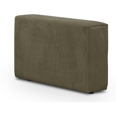 Accoudoir gauche pour canapé modulable en velours côtelé vert kaki - Harper Mod - Publicité Accoudoir gauche pour canapé modulable en velours côtelé vert kaki - Harper Mod - Publicité