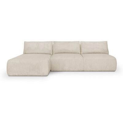 Homifab - Jasper - Beige - Gauche - Sofa - Publicité Homifab - Jasper - Beige - Gauche - Sofa - Publicité