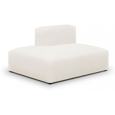 Module d'angle ouvert à gauche 2 places en tissu bouclette beige - Modulo - Publicité Module d'angle ouvert à gauche 2 places en tissu bouclette beige - Modulo - Publicité