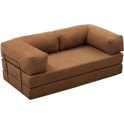 Canapé 3 places Hanah Home en Chenille - Brun - Home3 - Publicité Canapé 3 places Hanah Home en Chenille - Brun - Home3 - Publicité