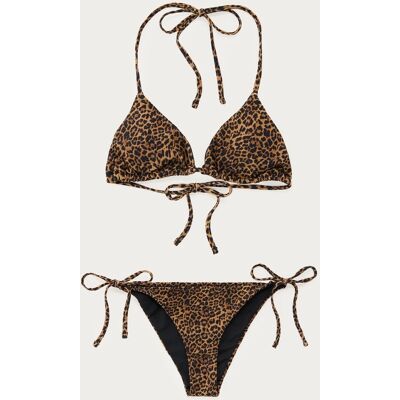 Ensemble de bikini marron léopard My Jewellery Marron L female - Publicité Ensemble de bikini marron léopard My Jewellery Marron L female - Publicité