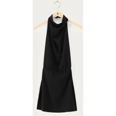 Robe courte dos nu noire My Jewellery Noir S female - Publicité Robe courte dos nu noire My Jewellery Noir S female - Publicité