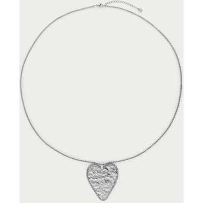Sautoir Nomads avec pendentif maxi cœur My Jewellery Argenté One size female - Publicité Sautoir Nomads avec pendentif maxi cœur My Jewellery Argenté One size female - Publicité