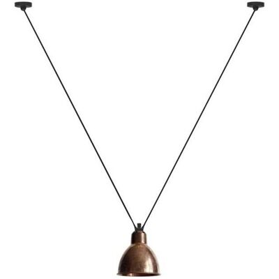 323 L Suspension Round Raw Copper/White - Lampe Gras - Salon / séjour - Métal - Publicité 323 L Suspension Round Raw Copper/White - Lampe Gras - Salon / séjour - Métal - Publicité