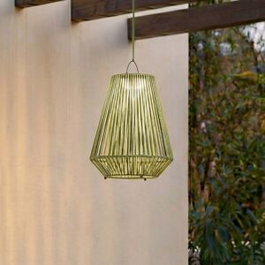 Lampe suspendue solaire à LED Austas, Ø 32 cm, verte, IP54, USB Lindby - Balcon - Moderne - Plastique - À ampoule unique - Publicité Lampe suspendue solaire à LED Austas, Ø 32 cm, verte, IP54, USB Lindby - Balcon - Moderne - Plastique - À ampoule unique - Publicité
