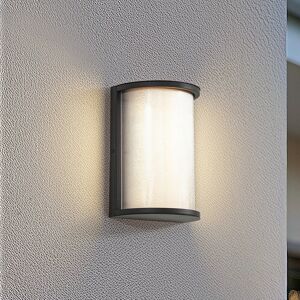 Applique d'extérieur LED Calvik, IP44, noir, 24 cm, rainurée Lindby - Balcon - Moderne - Métal - À ampoule unique - Publicité Applique d'extérieur LED Calvik, IP44, noir, 24 cm, rainurée Lindby - Balcon - Moderne - Métal - À ampoule unique - Publicité