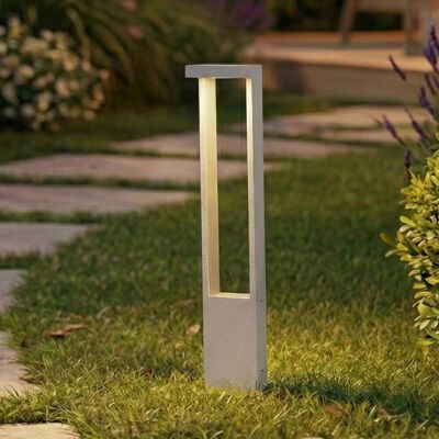 Bornes lumineuses LED Lonete, hauteur 65 cm, blanc, IP65 - Lindby - Terrasse - Moderne - Aluminium - Angulaire - Publicité Bornes lumineuses LED Lonete, hauteur 65 cm, blanc, IP65 - Lindby - Terrasse - Moderne - Aluminium - Angulaire - Publicité