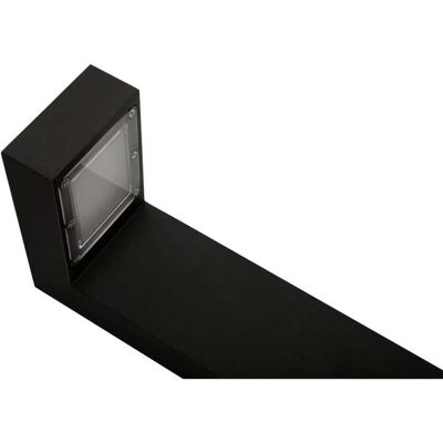 Borne lumineuse LED d'extérieur Asker H85 noire - Norlys - Terrasse - Aluminium - Publicité Borne lumineuse LED d'extérieur Asker H85 noire - Norlys - Terrasse - Aluminium - Publicité