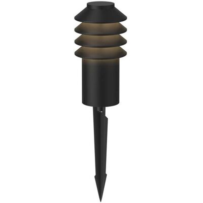 Bysted Garden 25 cm 2 700 K Piquet noir - Louis Poulsen - Design - Aluminium - À ampoule unique - Publicité Bysted Garden 25 cm 2 700 K Piquet noir - Louis Poulsen - Design - Aluminium - À ampoule unique - Publicité