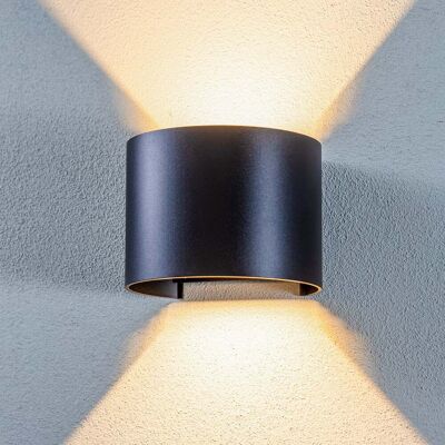 Lindby Nivar Applique LED Extérieur Noire - IP54 - Publicité Lindby Nivar Applique LED Extérieur Noire - IP54 - Publicité