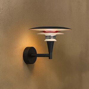 Applique murale Diablo, noir/rouge, Ø 20 cm métal, G9 Belid - Salon / séjour - Design - À ampoule unique - Publicité Applique murale Diablo, noir/rouge, Ø 20 cm métal, G9 Belid - Salon / séjour - Design - À ampoule unique - Publicité