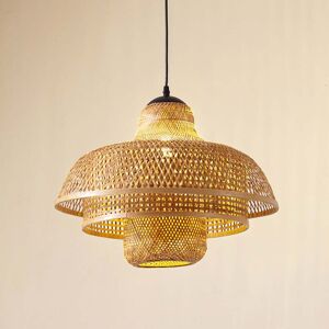 Lampe suspendue en bambou Rasmina - Style rustique - Publicité Lampe suspendue en bambou Rasmina - Style rustique - Publicité