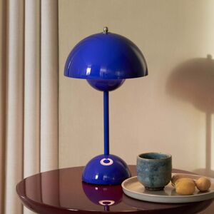 &Tradition VP9 Bleu Cobalt - Lampe de table rechargeable portable - Publicité &Tradition VP9 Bleu Cobalt - Lampe de table rechargeable portable - Publicité