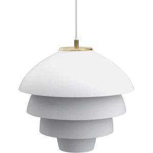 Suspension Valencia, Ø 42 cm, blanc/laiton, E27 Belid - Salon / séjour - Design - Métal - À ampoule unique - Publicité Suspension Valencia, Ø 42 cm, blanc/laiton, E27 Belid - Salon / séjour - Design - Métal - À ampoule unique - Publicité