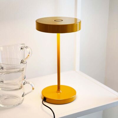 Lampe à poser LED Starlight, hauteur 26 cm, métal - Dyberg Larsen - Salon / séjour - Design - Avec abat-jour - Publicité Lampe à poser LED Starlight, hauteur 26 cm, métal - Dyberg Larsen - Salon / séjour - Design - Avec abat-jour - Publicité