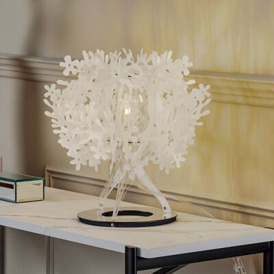Fiorellina Lampe de Table Blanc - Slamp FIORELLA - Salon / séjour - Design - Plastique - Avec abat-jour - Publicité Fiorellina Lampe de Table Blanc - Slamp FIORELLA - Salon / séjour - Design - Plastique - Avec abat-jour - Publicité