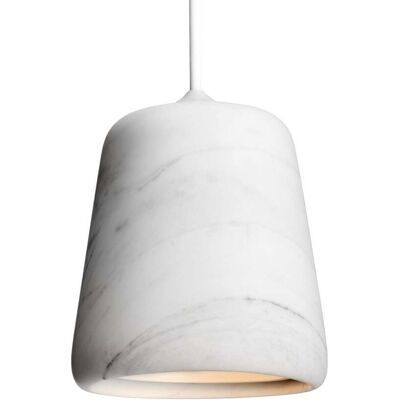Suspension en marbre blanc New Works - Ø 13cm - Publicité Suspension en marbre blanc New Works - Ø 13cm - Publicité