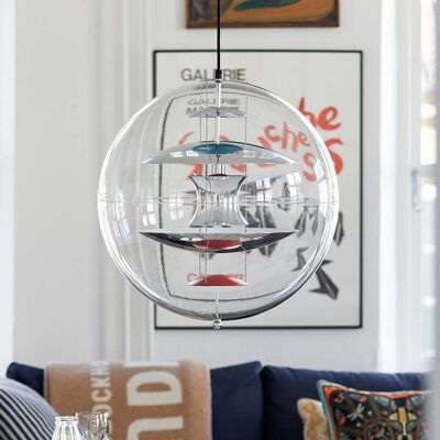 VP Globe 40 Suspension Aluminium - Verpan - Salon / séjour - Design - Plastique - À ampoule unique - Publicité VP Globe 40 Suspension Aluminium - Verpan - Salon / séjour - Design - Plastique - À ampoule unique - Publicité
