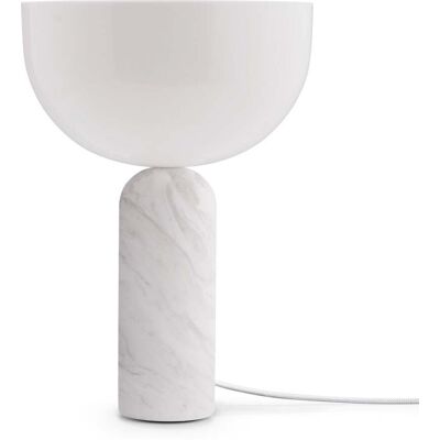 Lampe de Table Kizu en Marbre Blanc - Sculpture Moderne - Publicité Lampe de Table Kizu en Marbre Blanc - Sculpture Moderne - Publicité
