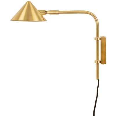 Applique Murale Kelly de Watt & Veke - Lampe ajustable dorée - Publicité Applique Murale Kelly de Watt & Veke - Lampe ajustable dorée - Publicité