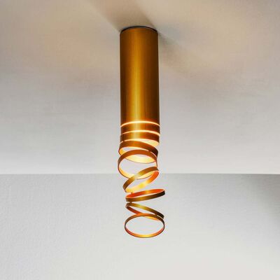 Artemide Decomposé Lumière Plafonnier Dorée - Design Italien Moderne - Publicité Artemide Decomposé Lumière Plafonnier Dorée - Design Italien Moderne - Publicité