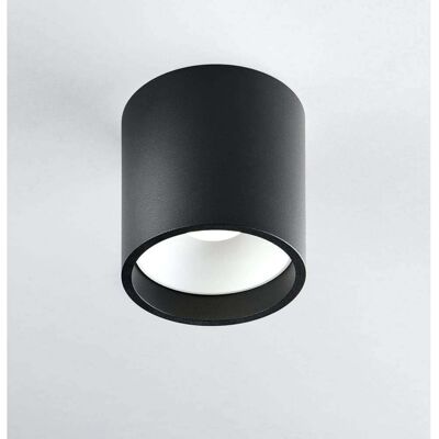 Plafonnier Solo 2 Round, noir/blanc, à intensité variable - LIGHT-POINT - Cuisine - Aluminium - Publicité Plafonnier Solo 2 Round, noir/blanc, à intensité variable - LIGHT-POINT - Cuisine - Aluminium - Publicité